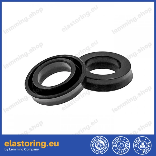 Piston seal PS01 12,8x20x4,5u NBR FORM70A [DDE079/1]